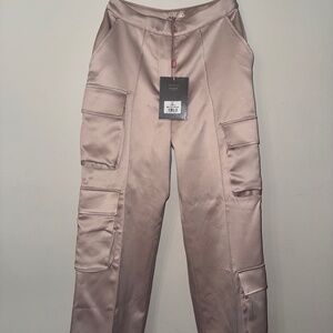 HOUSE OF CB - Rose Gold Cargo Trousers